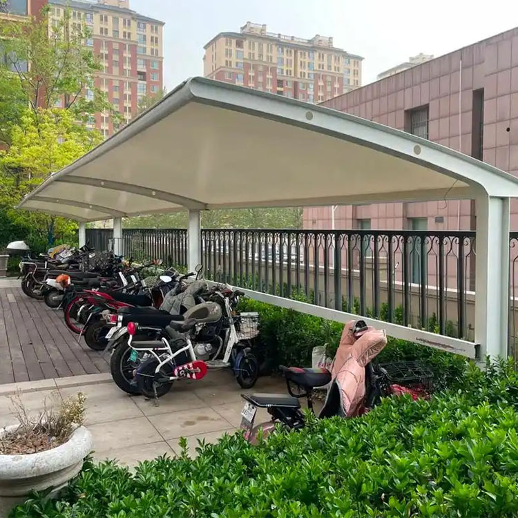 龙江县膜结构电动车棚